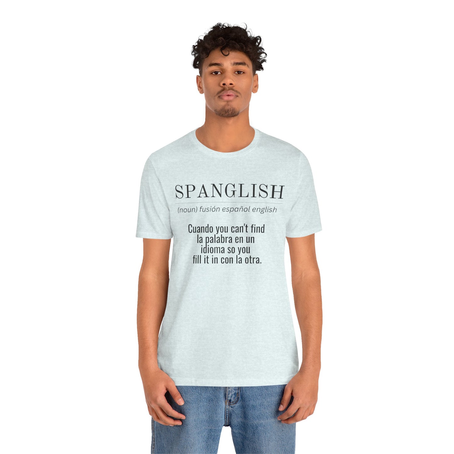 Spanglish Definition Shirt | Bilingual Pride Graphic Tee