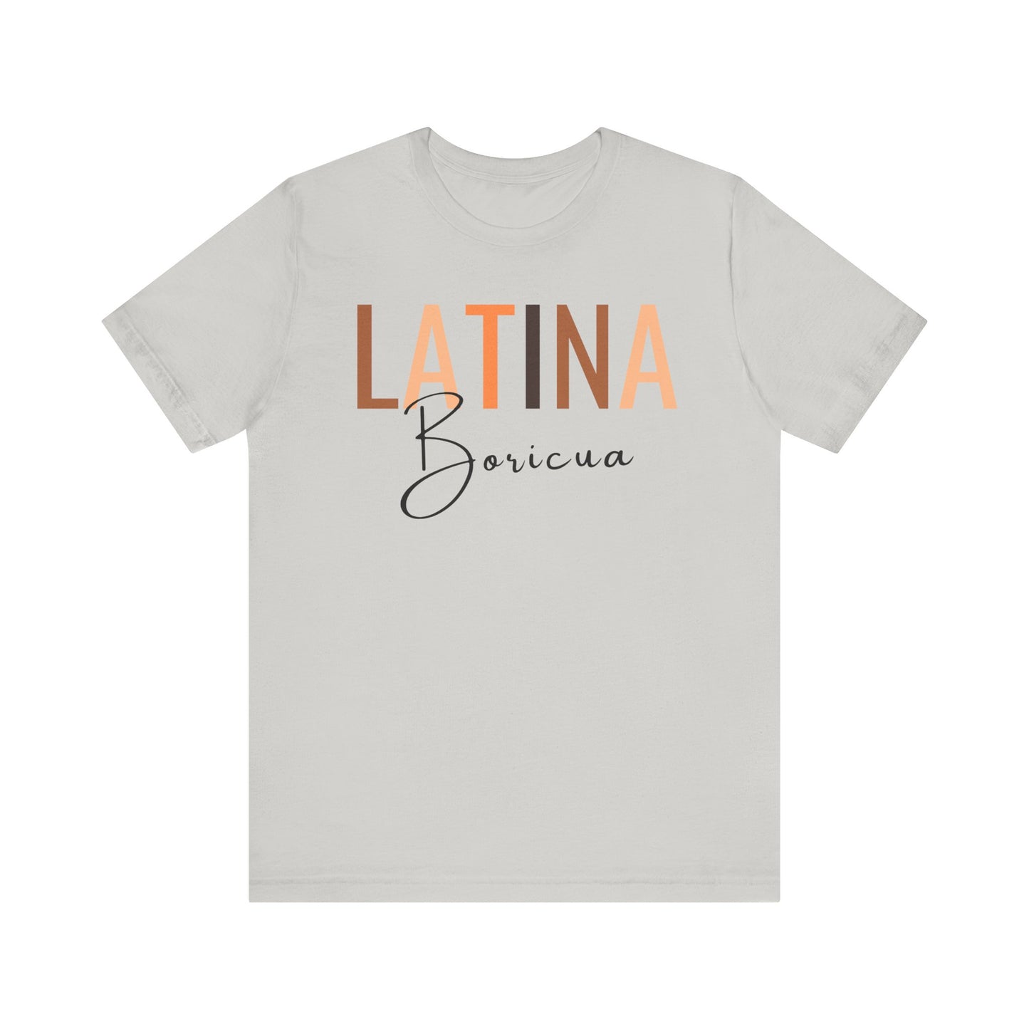 Latina Boricua, Shirt with Black Font