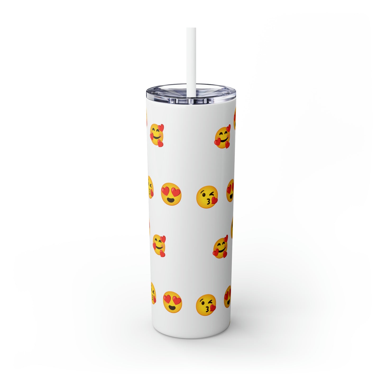 Love Emoji Tumbler with Straw, 20oz