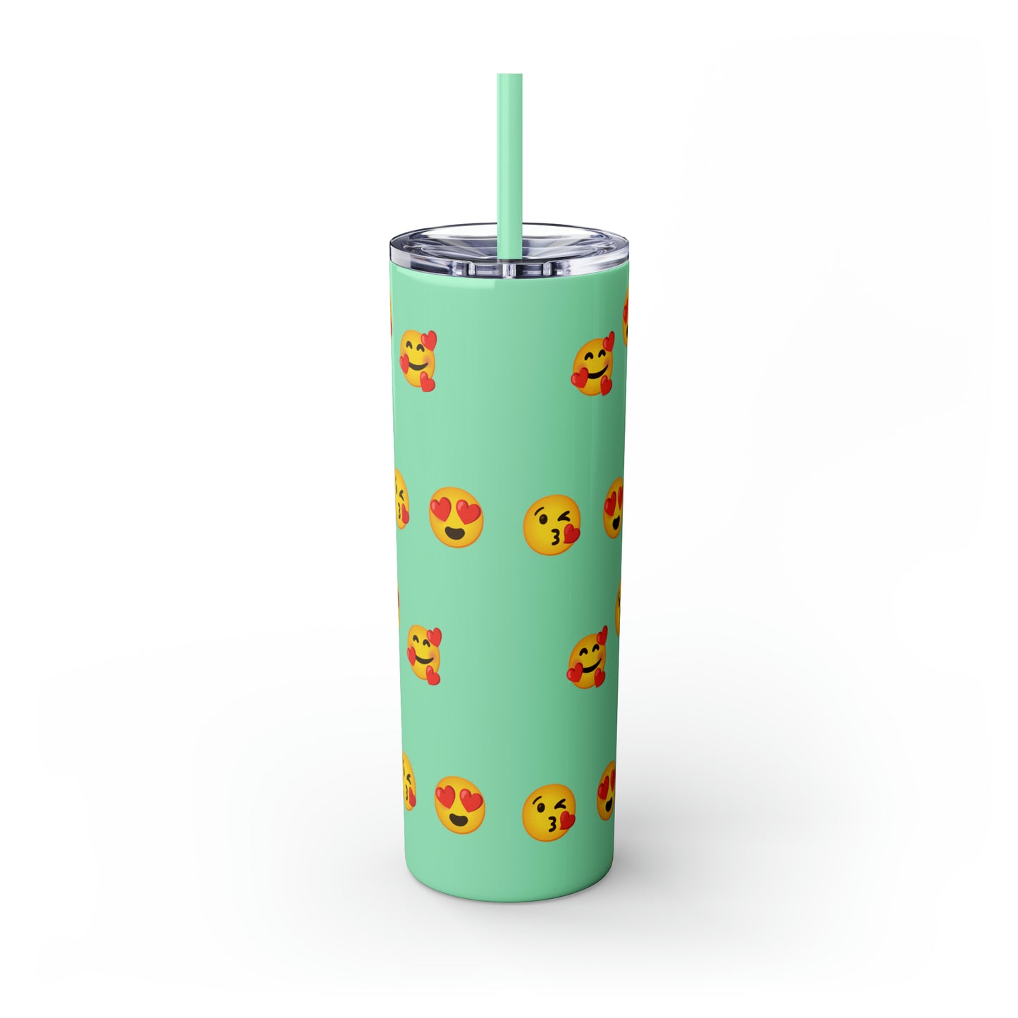Love Emoji Tumbler with Straw, 20oz