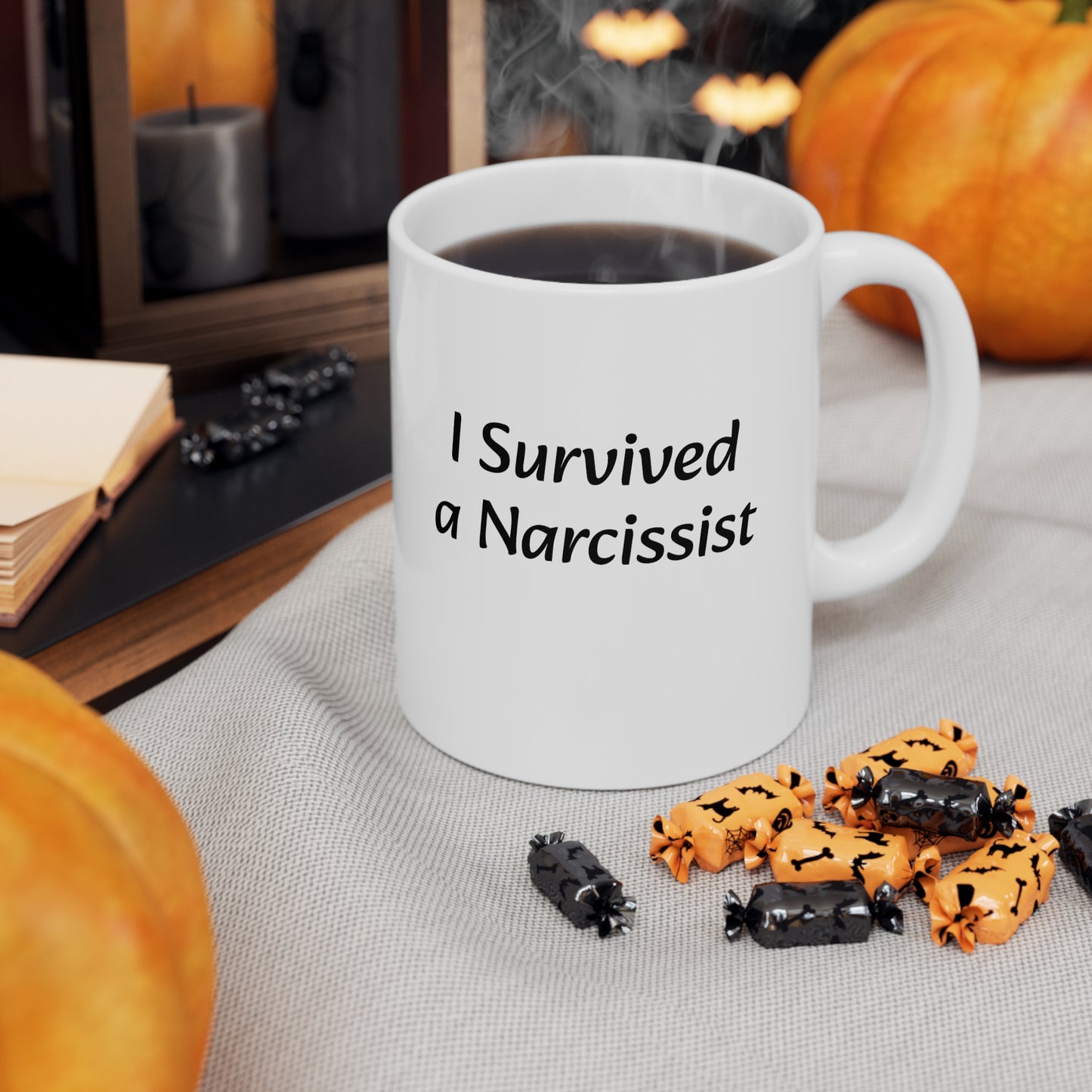 I Survived a Narcissist, Ceramic Mug 11oz