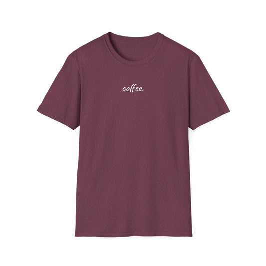 coffee. Minimalist Tee – Perfect for Coffee Lovers, Baristas, and Caffeine Devotees