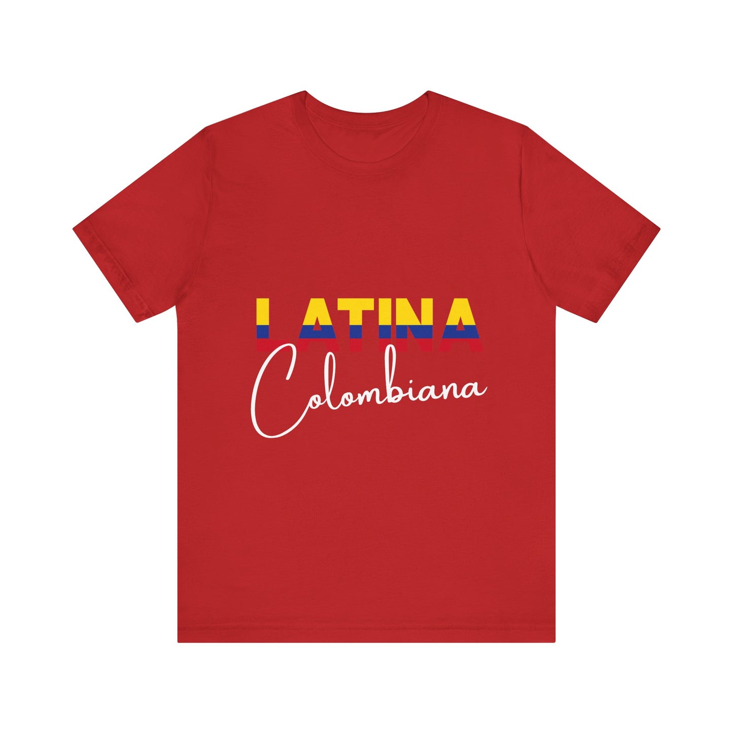 Latina Colombiana, Shirt - Colombian Latina Pride Graphic Tee for Women