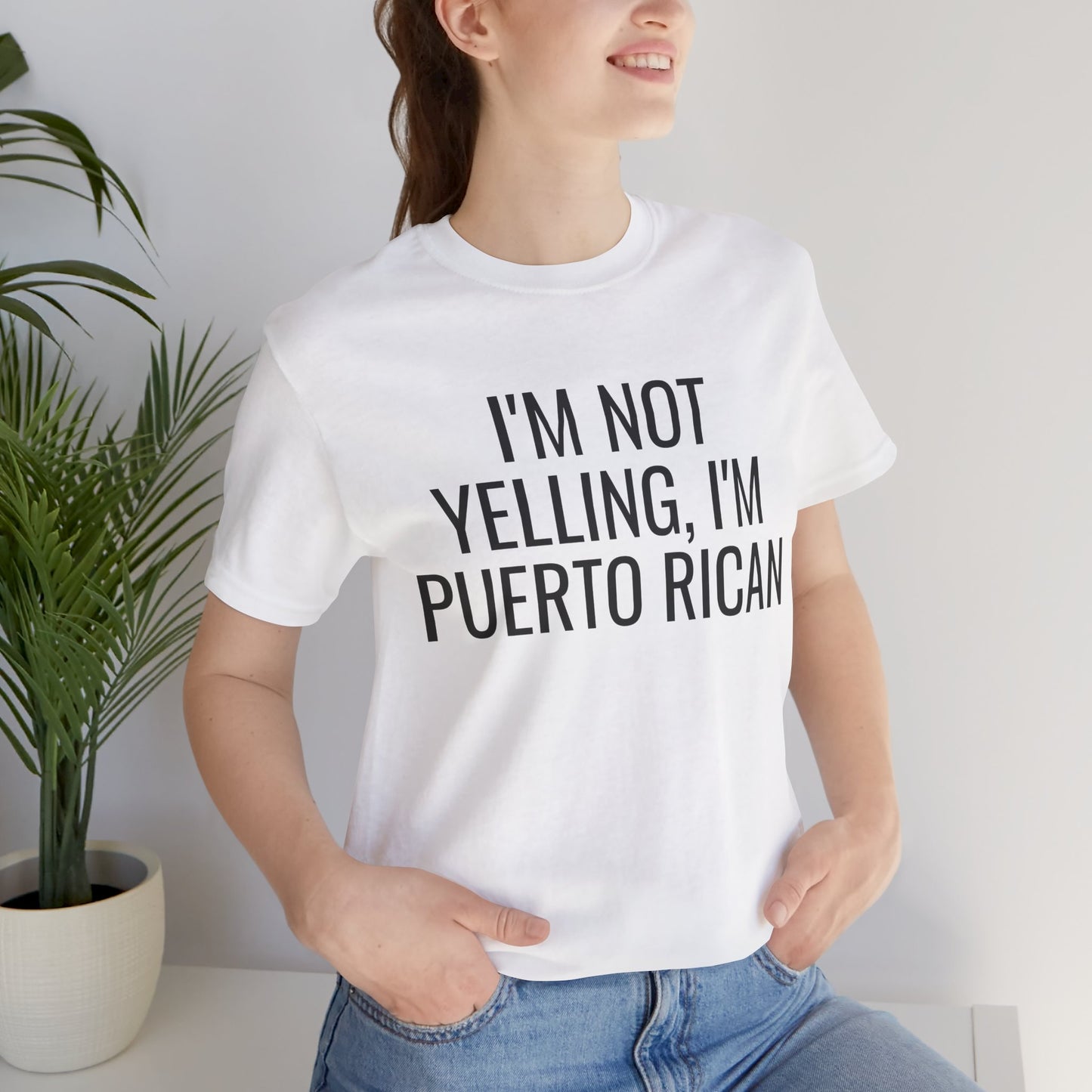 I’m Not Yelling I’m Puerto Rican Shirt | Funny Boricua Pride Graphic Tee