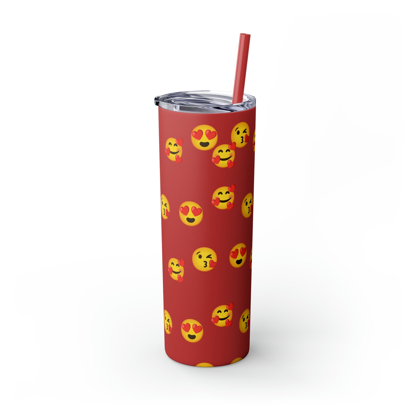Love Emoji Tumbler with Straw, 20oz