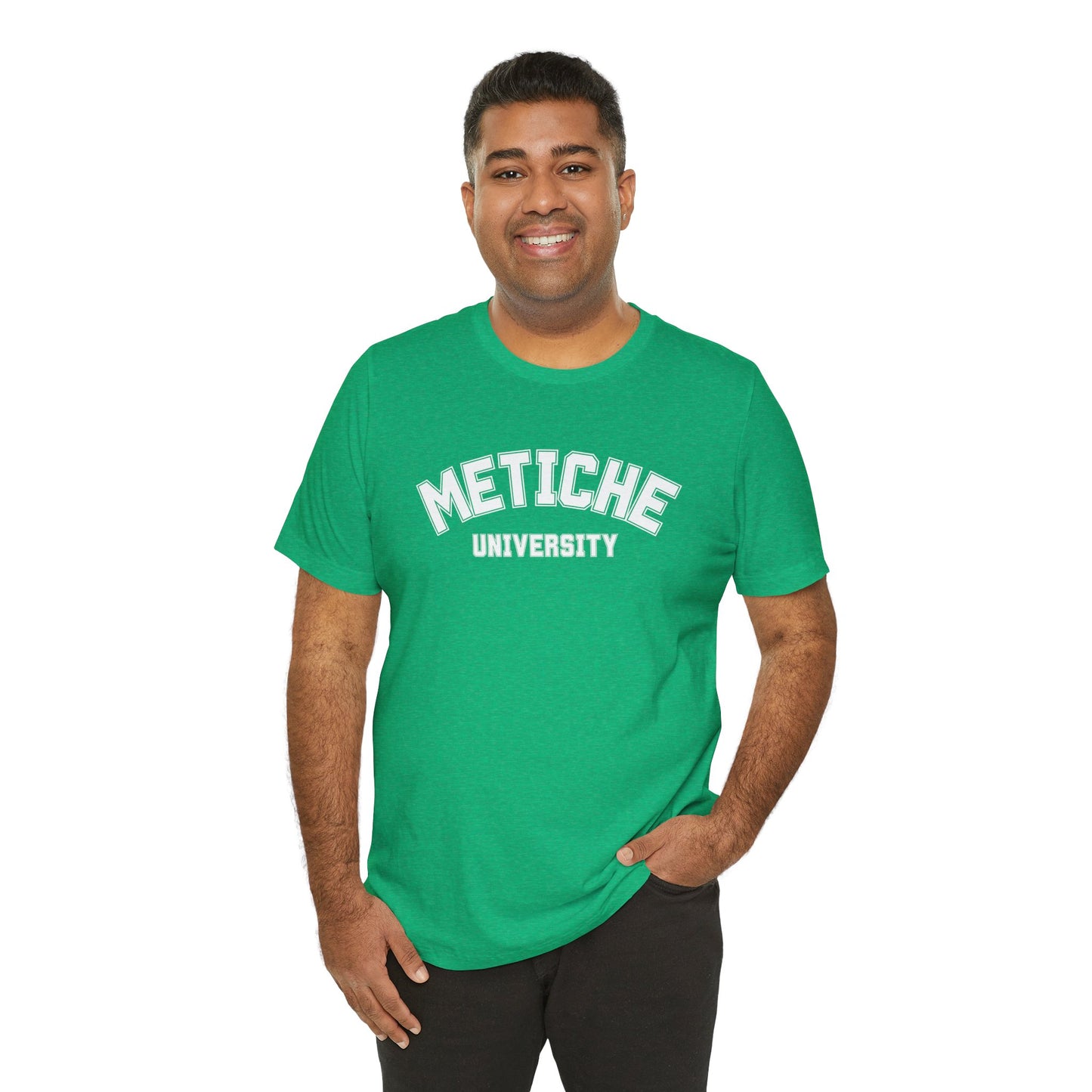 Metiche University Shirt | Funny Latina Graphic Tee