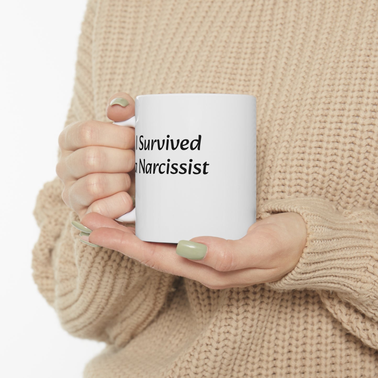 I Survived a Narcissist, Ceramic Mug 11oz