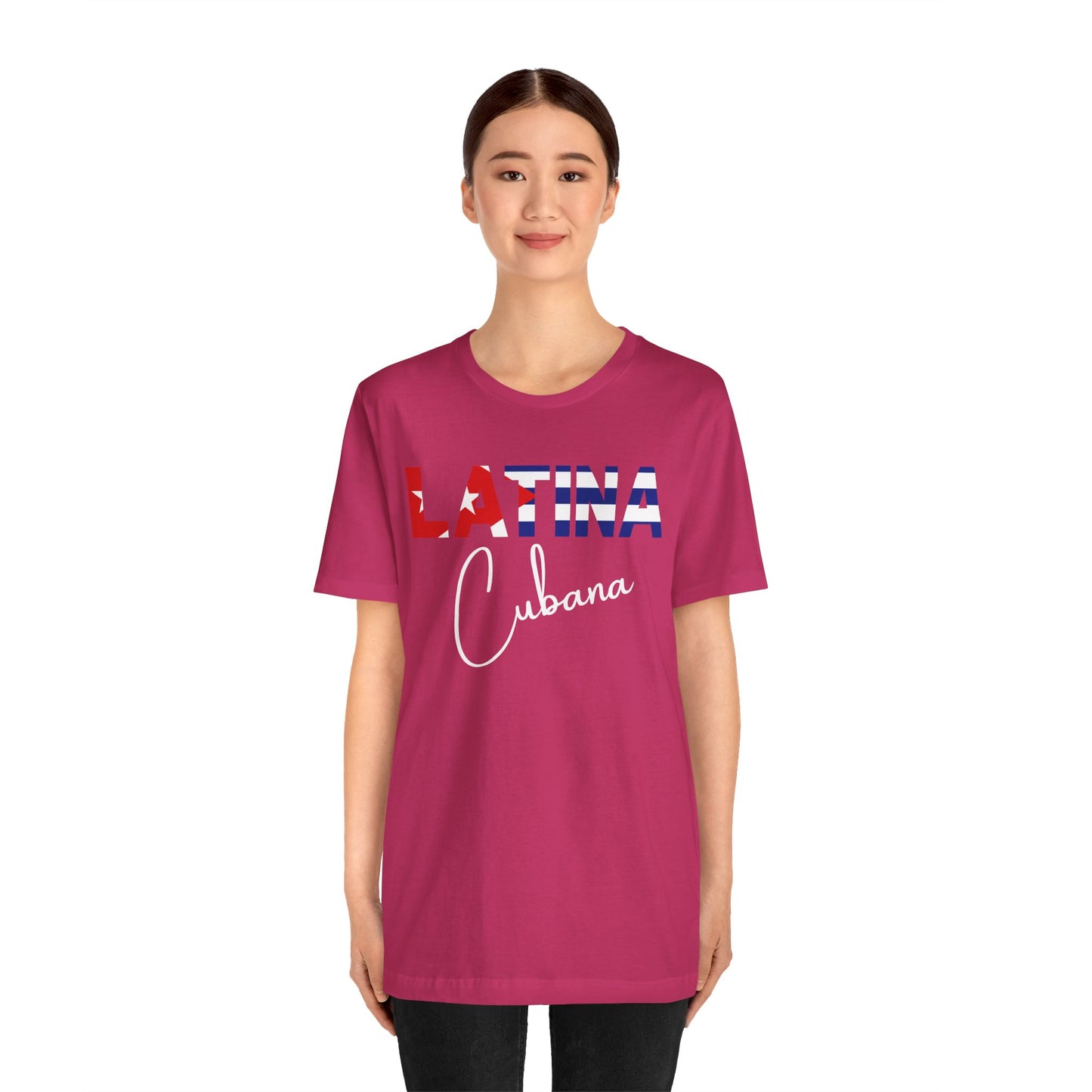 Latina Cubana Shirt | Cuba Latina Pride Graphic Tee for Women