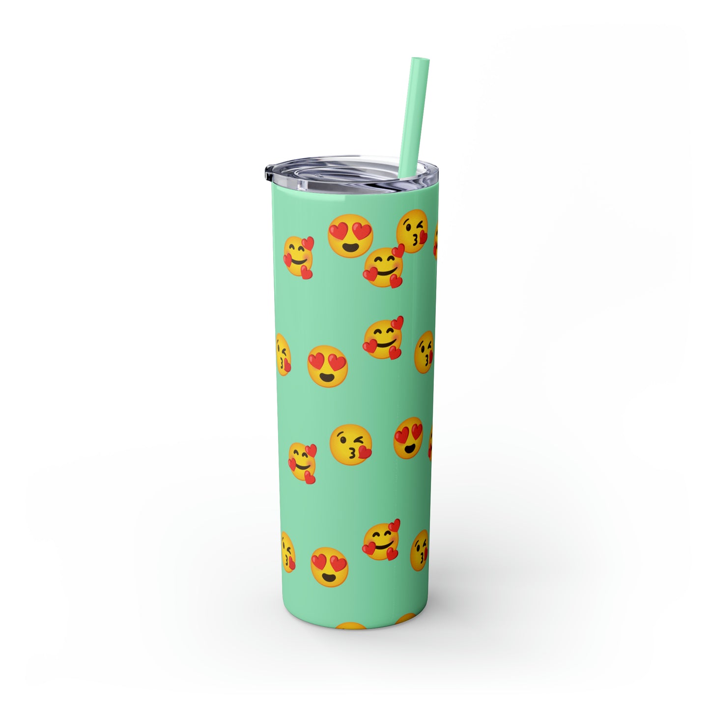 Love Emoji Tumbler with Straw, 20oz