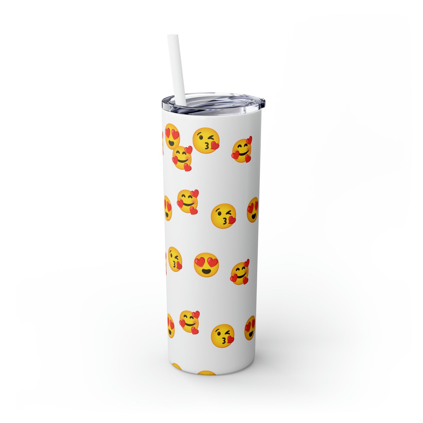 Love Emoji Tumbler with Straw, 20oz