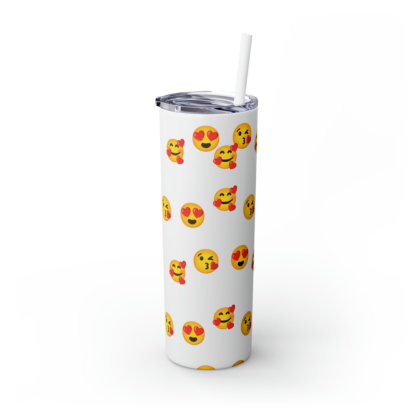 Love Emoji Tumbler with Straw, 20oz