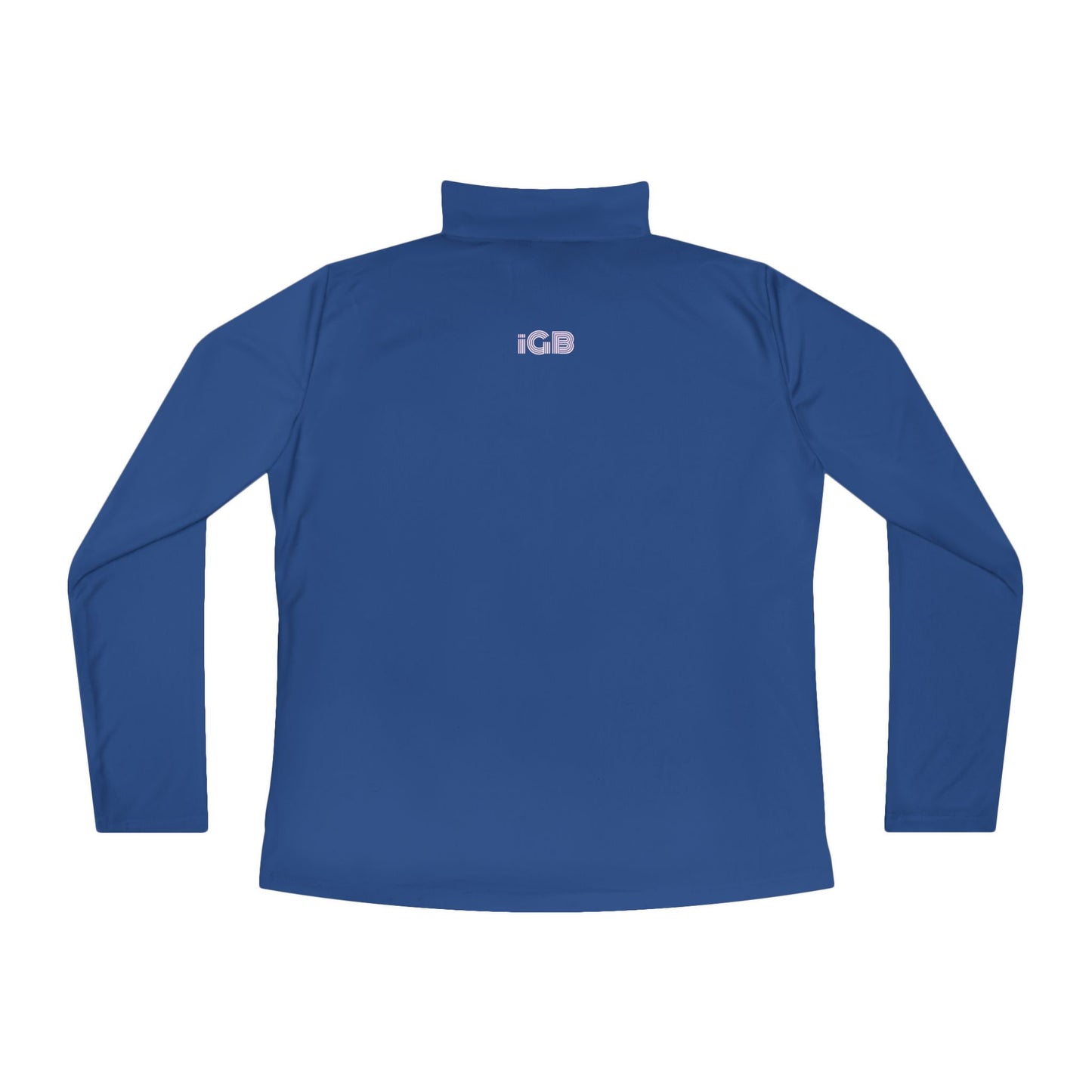 iGB Fits Ladies Quarter-Zip Pullover | Cozy, Stylish Activewear for All Seasons, Perfect for Workouts, Casual Outings, Gift for Her, Marathon Gear