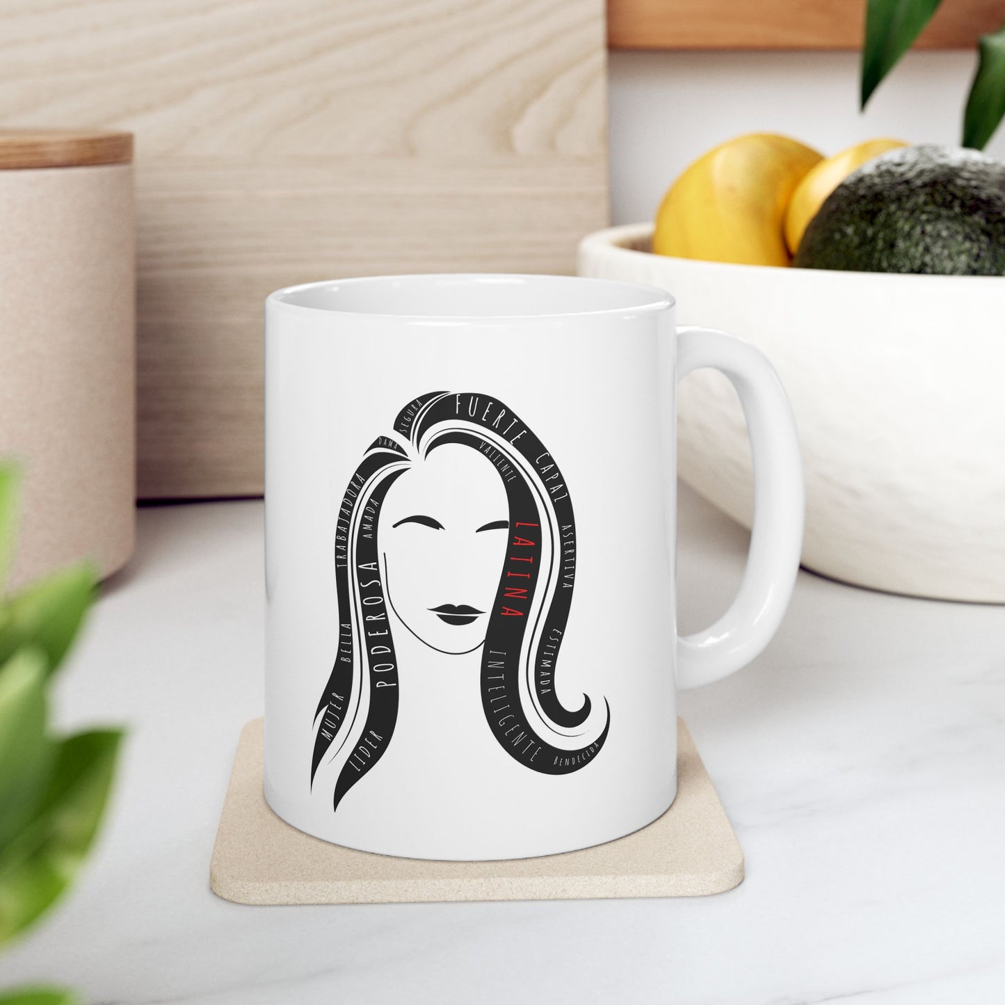 Fuerza Latina, Ceramic Mug 11oz