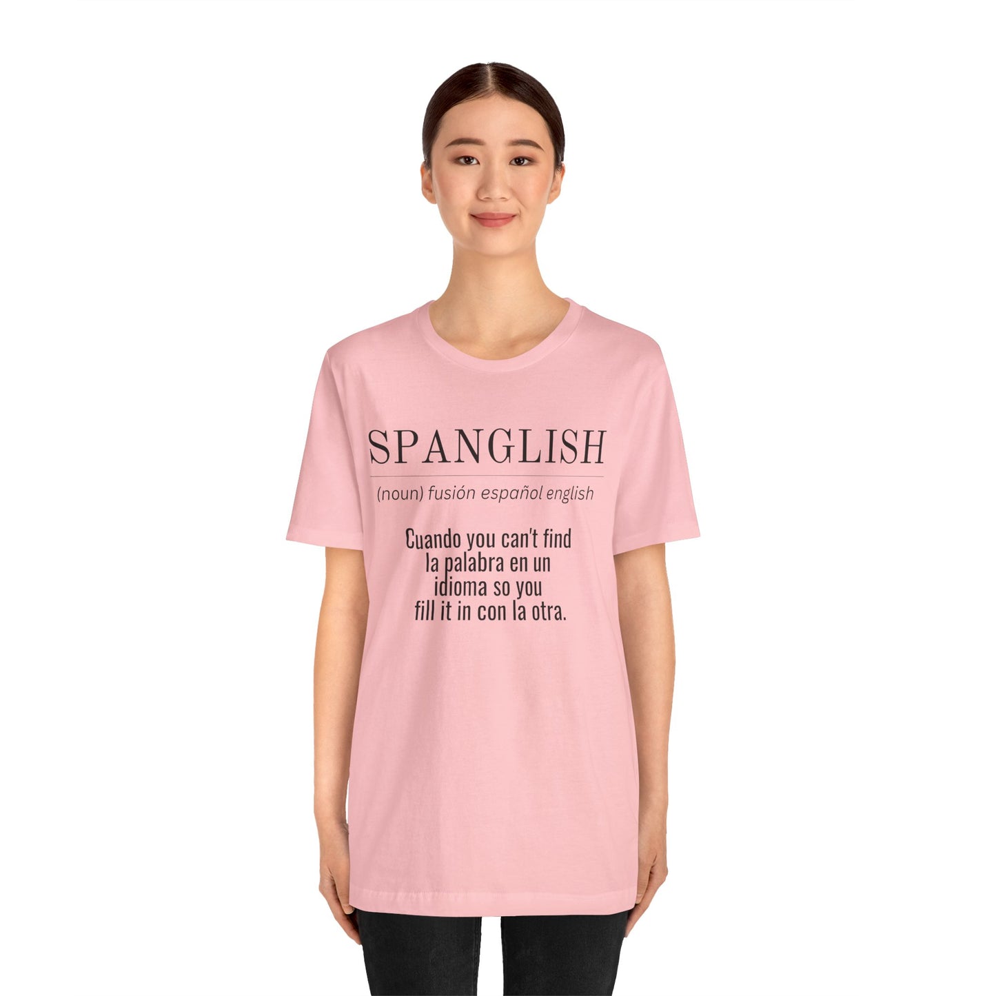 Spanglish Definition Shirt | Bilingual Pride Graphic Tee