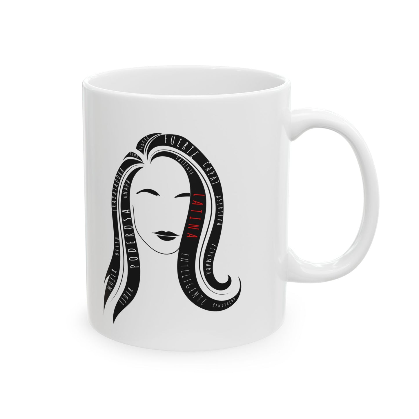 Fuerza Latina, Ceramic Mug 11oz
