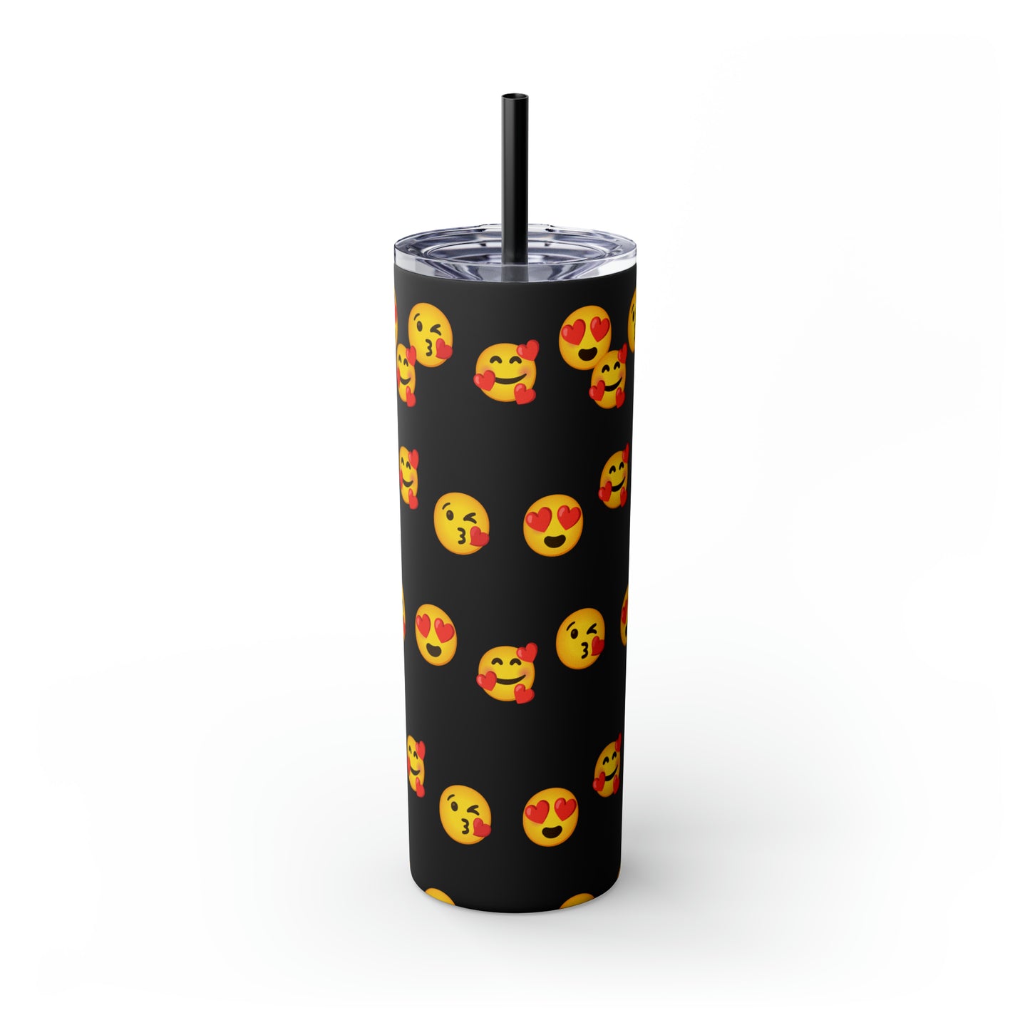 Love Emoji Tumbler with Straw, 20oz