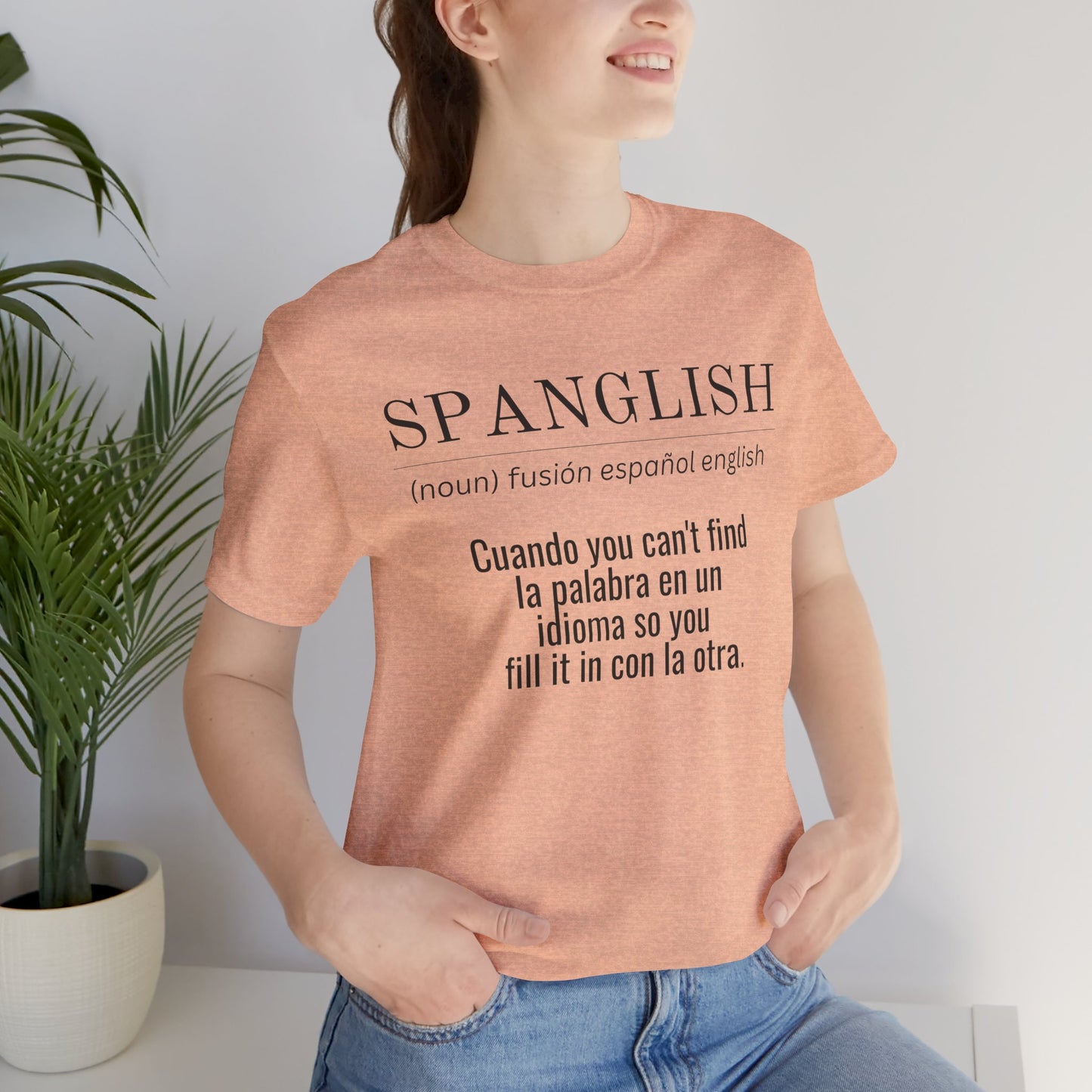 Spanglish Definition Shirt | Bilingual Pride Graphic Tee
