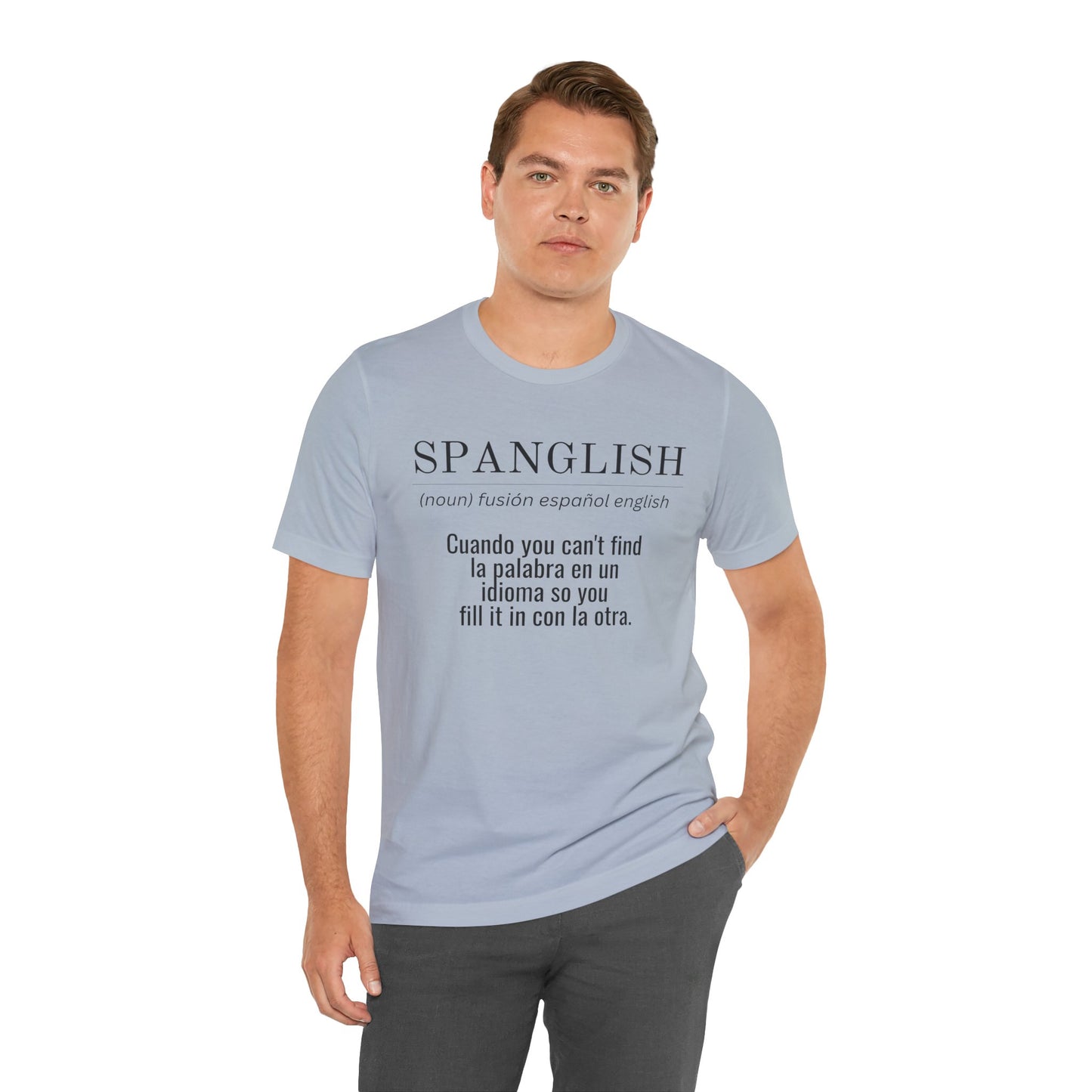 Spanglish Definition Shirt | Bilingual Pride Graphic Tee
