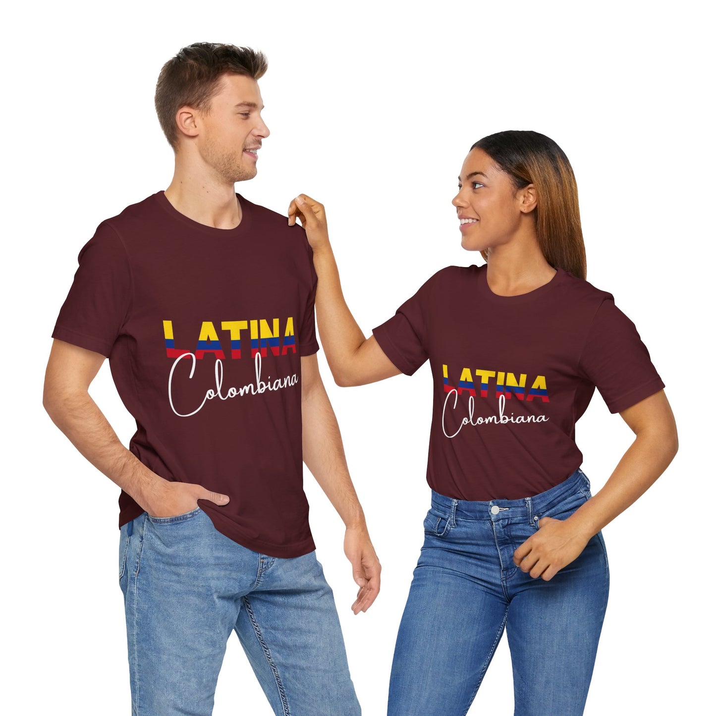 Latina Colombiana, Shirt - Colombian Latina Pride Graphic Tee for Women
