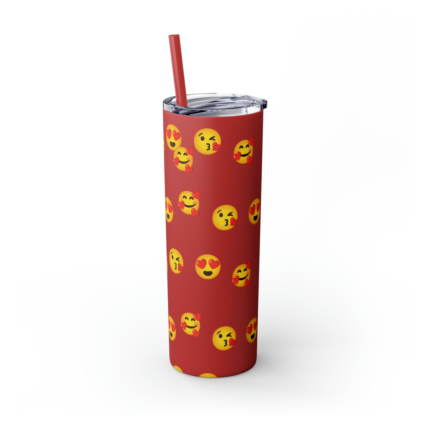 Love Emoji Tumbler with Straw, 20oz