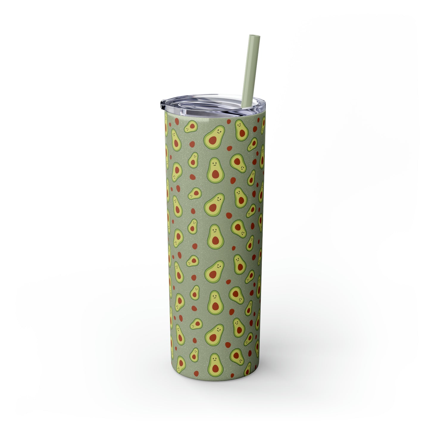 Avocado Tumbler with Straw, 20oz