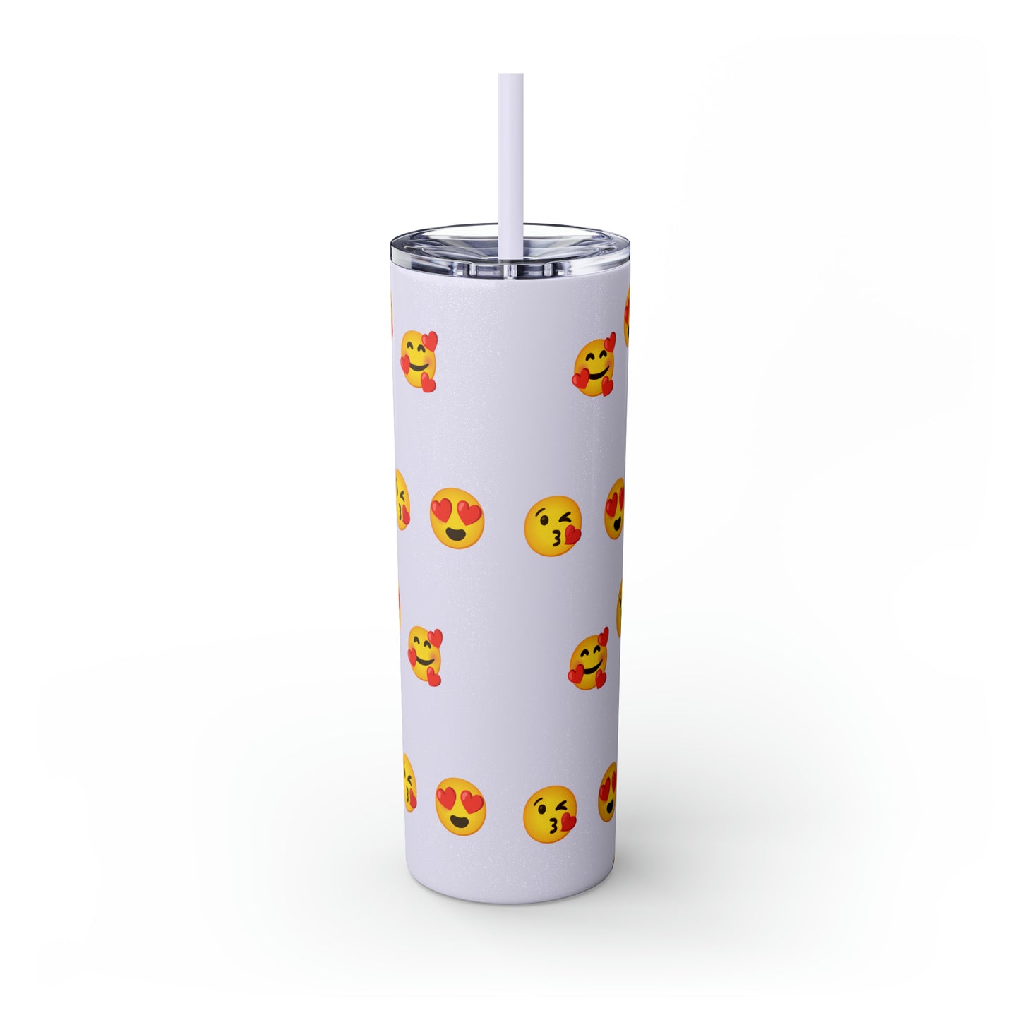 Love Emoji Tumbler with Straw, 20oz