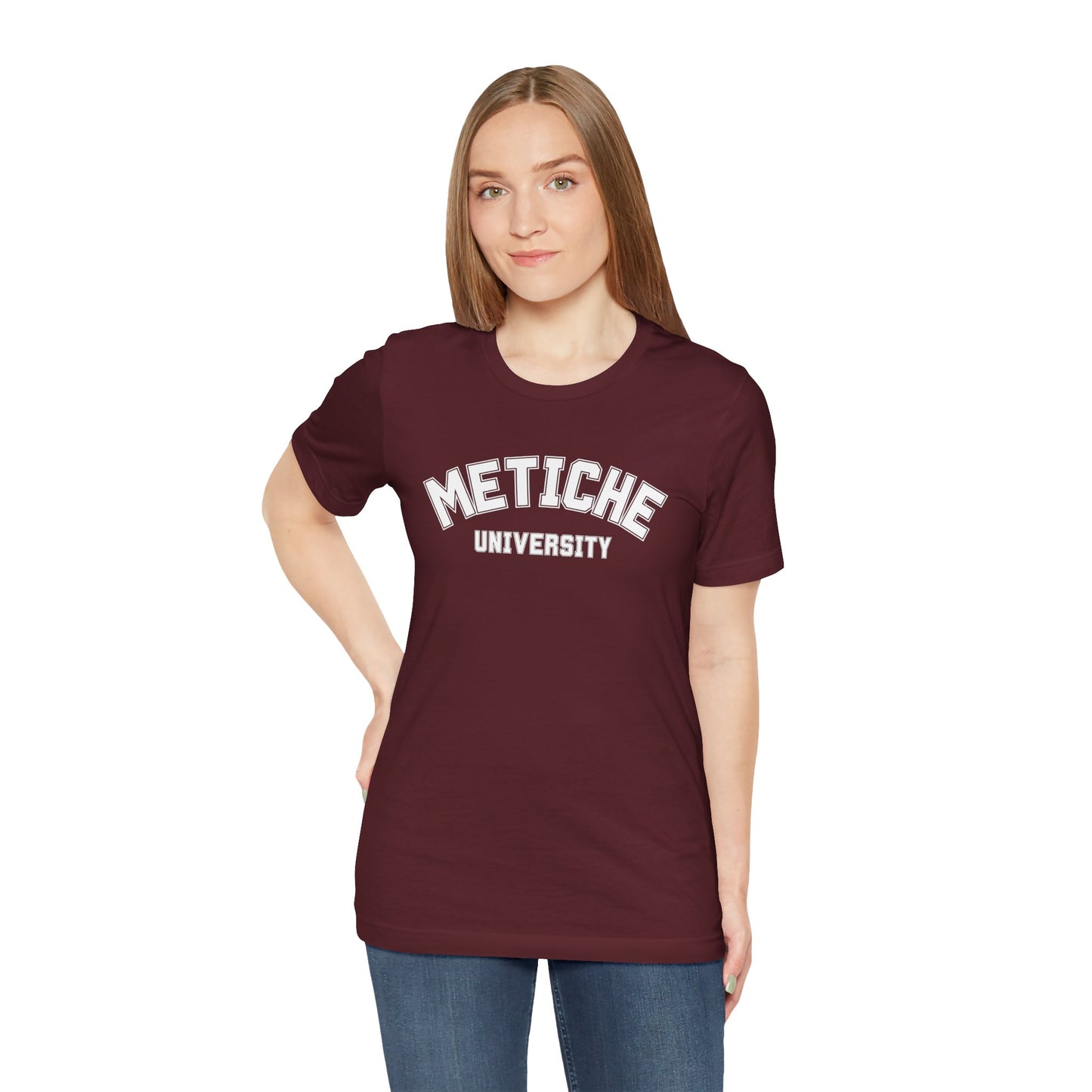 Metiche University Shirt | Funny Latina Graphic Tee