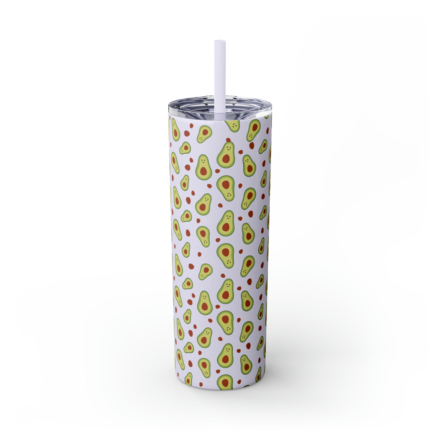 Avocado Tumbler with Straw, 20oz