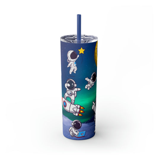 Astronaut Borealis with Straw, 20oz