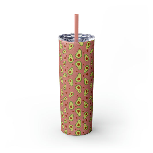 Avocado Tumbler with Straw, 20oz