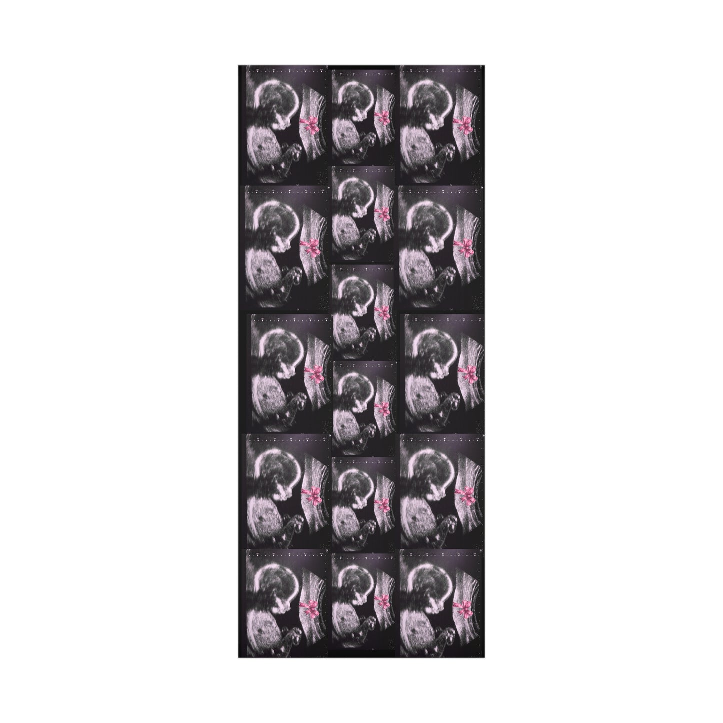 It's a Girl! Baby Announcement Gift Wrap, Unique Baby Shower Wrap, Personalized Sonogram Paper, Fun Pregnancy Reveal, New Parent Gift Wrap