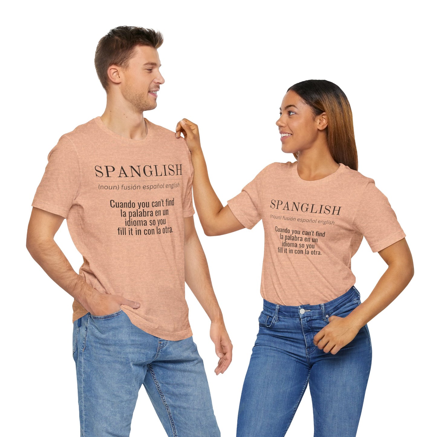 Spanglish Definition Shirt | Bilingual Pride Graphic Tee