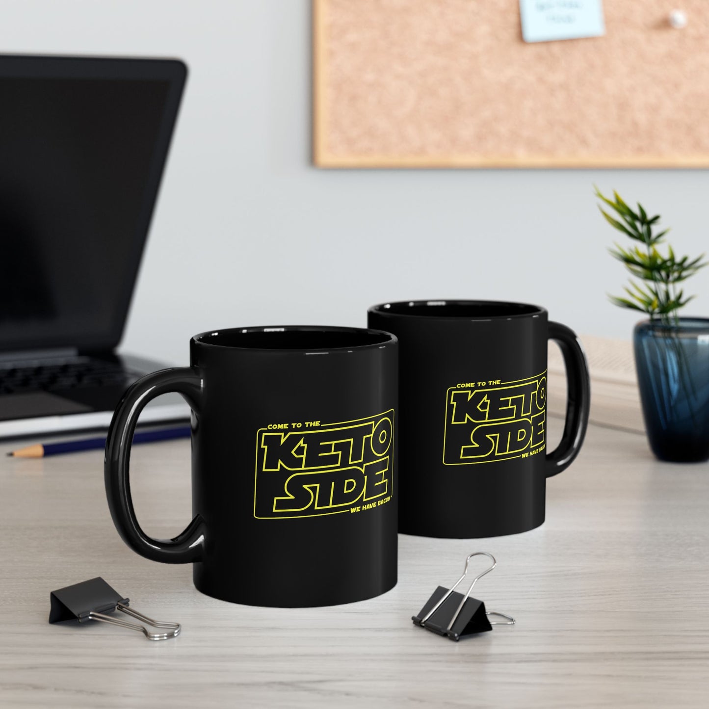 Keto Dark Side Mug for Coffee Lovers, Custom Gift, Unique Design, Perfect for Home or Office, Great for Birthdays, Holidays