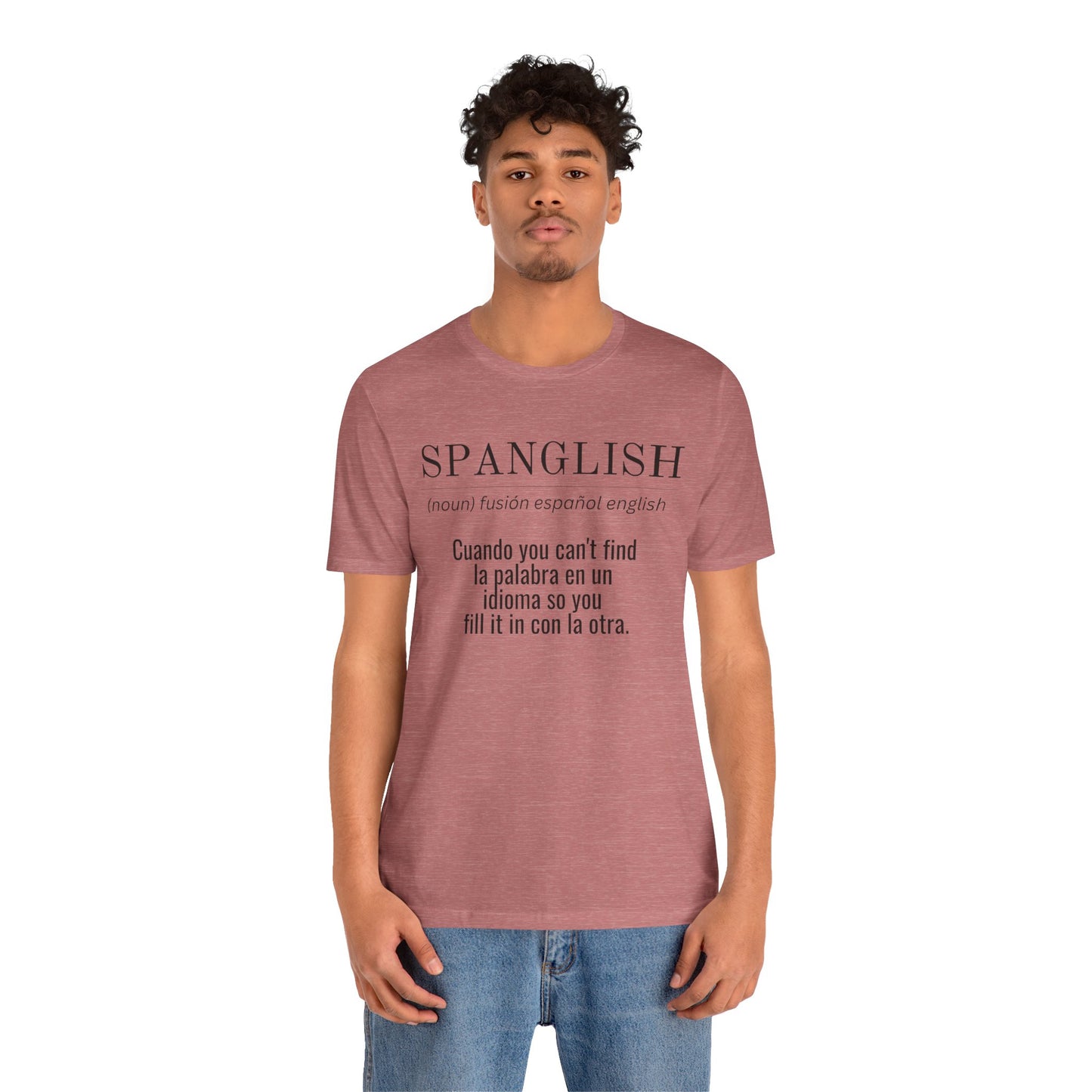 Spanglish Definition Shirt | Bilingual Pride Graphic Tee