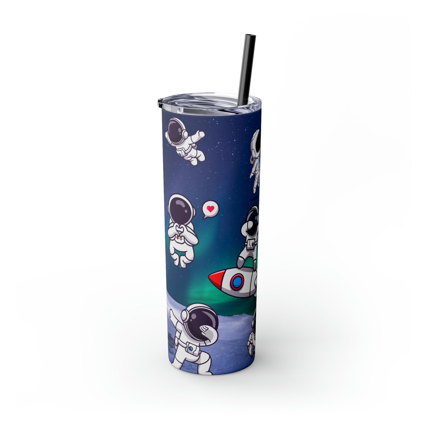 Astronaut Borealis with Straw, 20oz