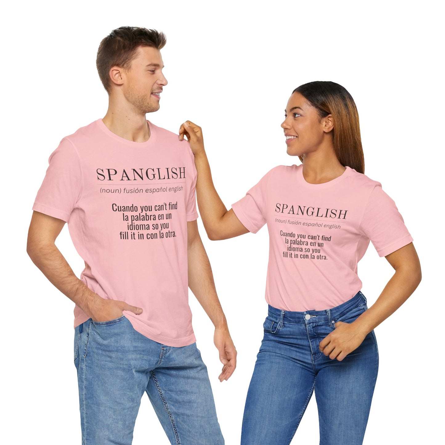 Spanglish Definition Shirt | Bilingual Pride Graphic Tee