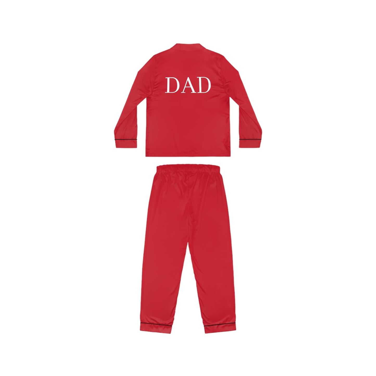 "Dad" Satin Red Pajamas