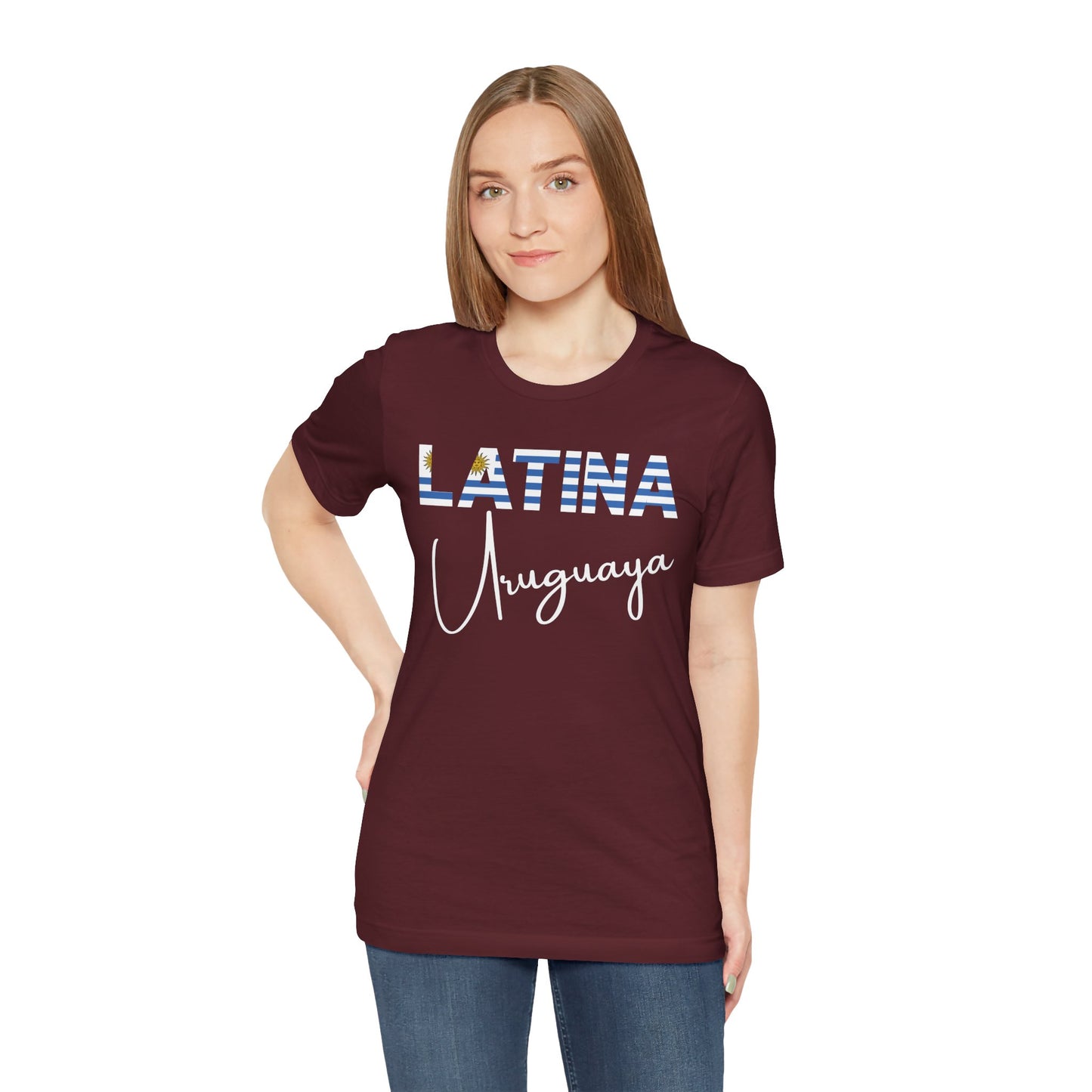 Latina Uruguaya, Shirt – Uruguay Latina Pride Graphic Tee for Women