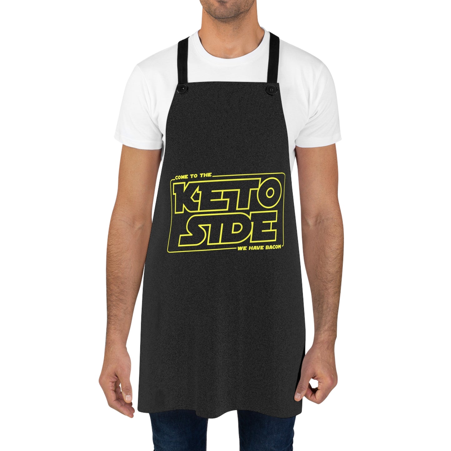 Keto Side Apron, Fun Kitchen Gift, Bacon Lover's Apron, Cooking Apron, Star Wars Inspired Kitchenware, Unique Culinary Accessory