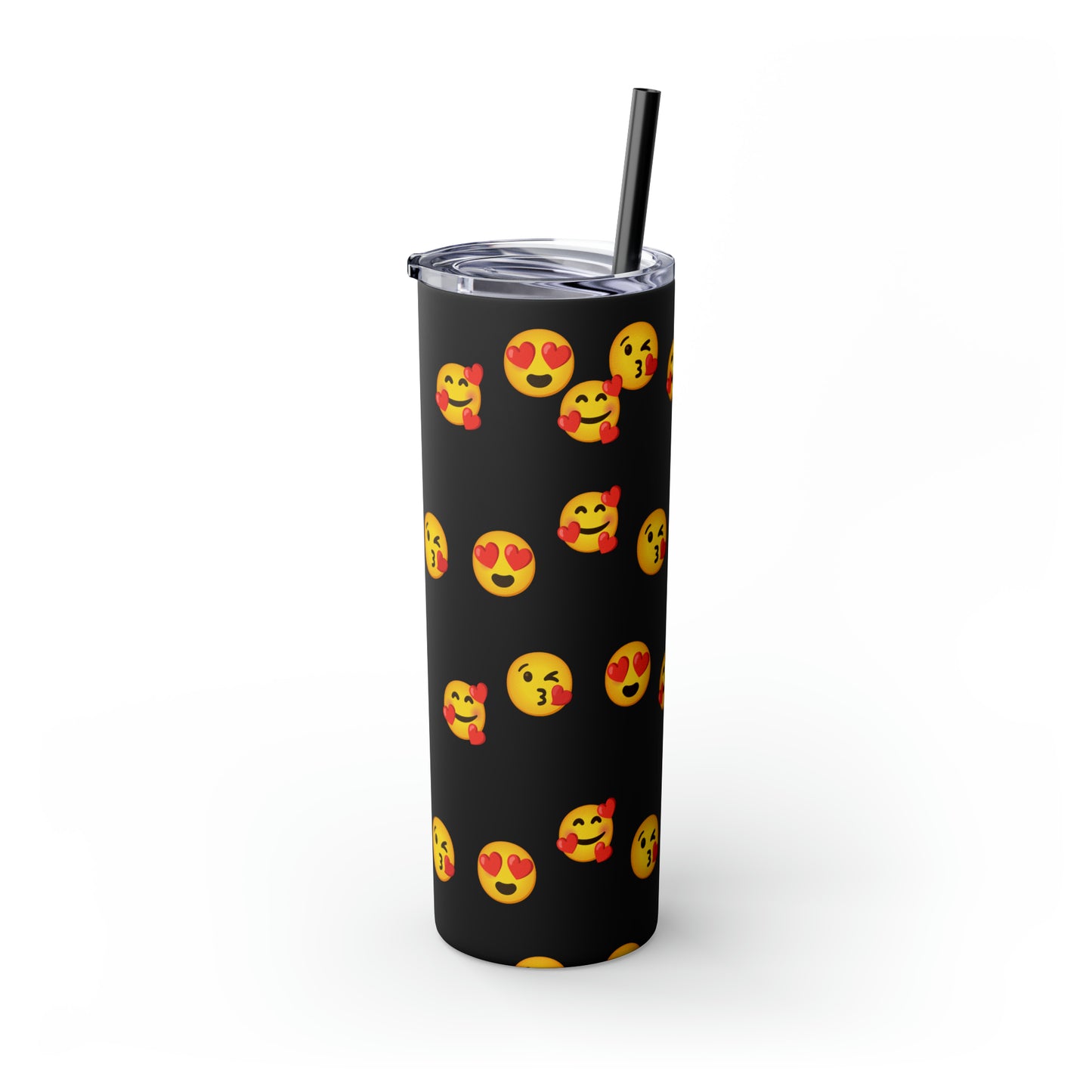 Love Emoji Tumbler with Straw, 20oz