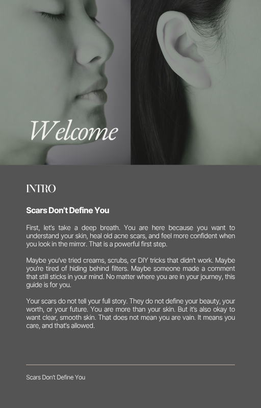 Scars Don’t Define You: The Clear-Skin Guide to Treating Acne Scars