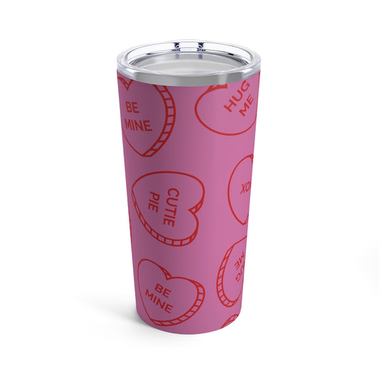 Conversation Hearts Tumbler, 20oz