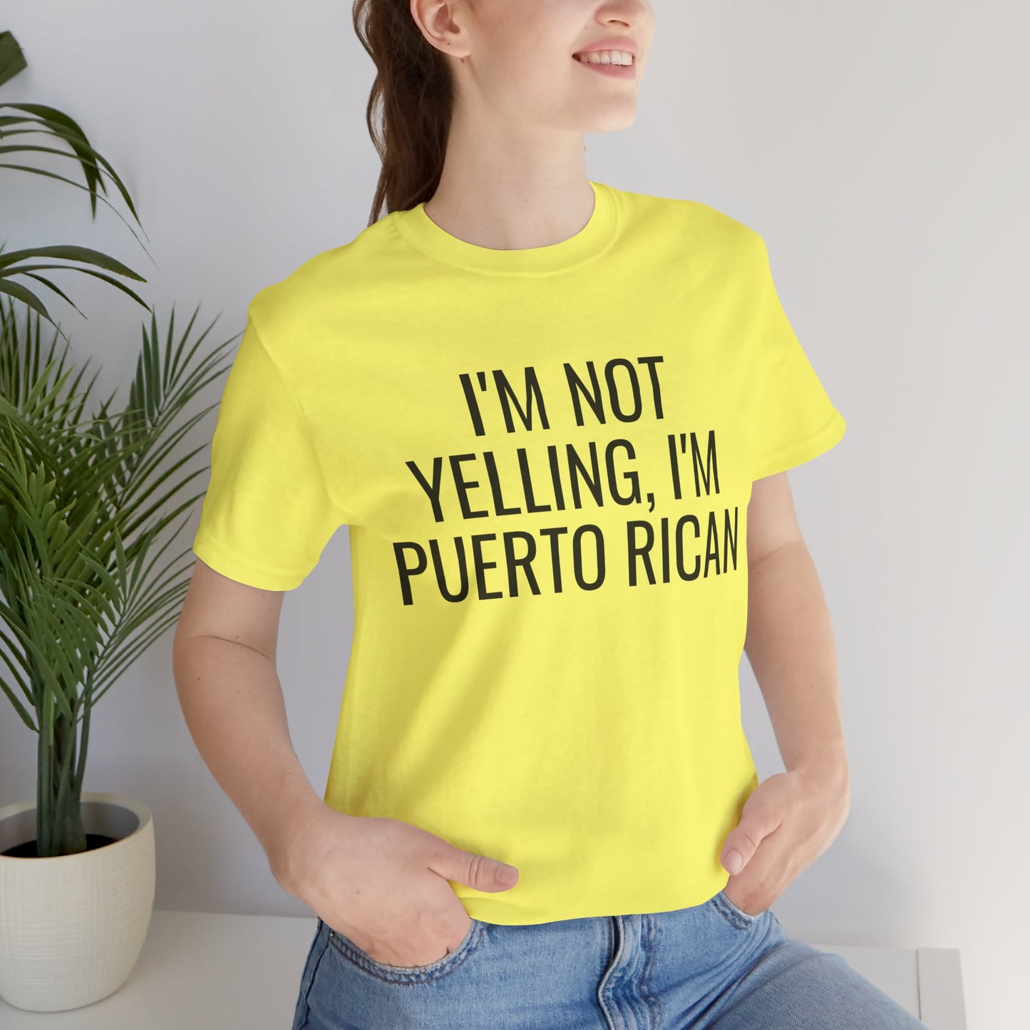 I’m Not Yelling I’m Puerto Rican Shirt | Funny Boricua Pride Graphic Tee