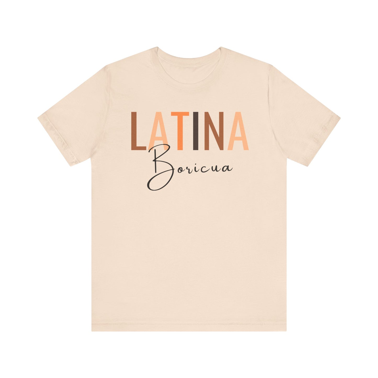 Latina Boricua, Shirt with Black Font