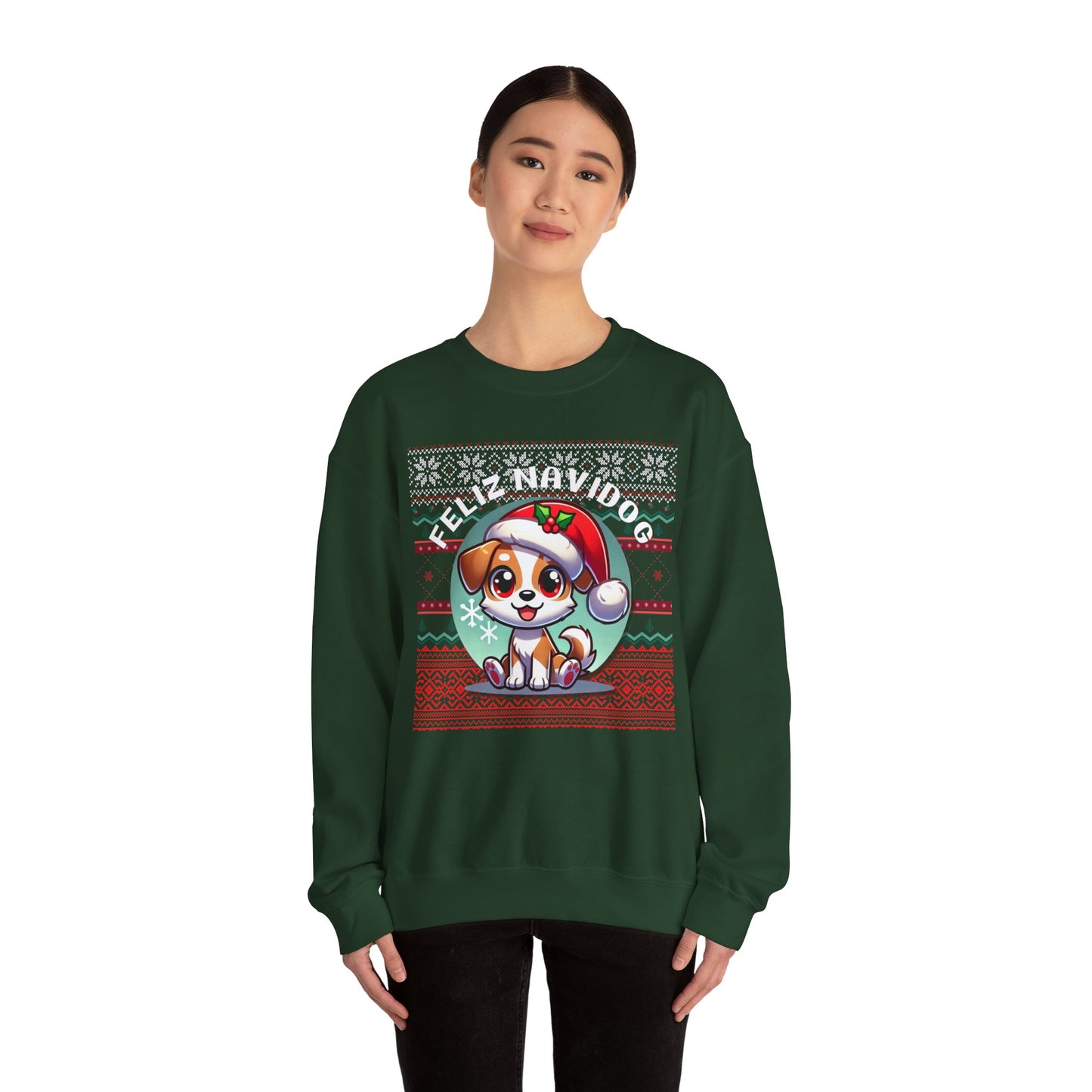 Feliz Navidog Ugly Christmas Sweater