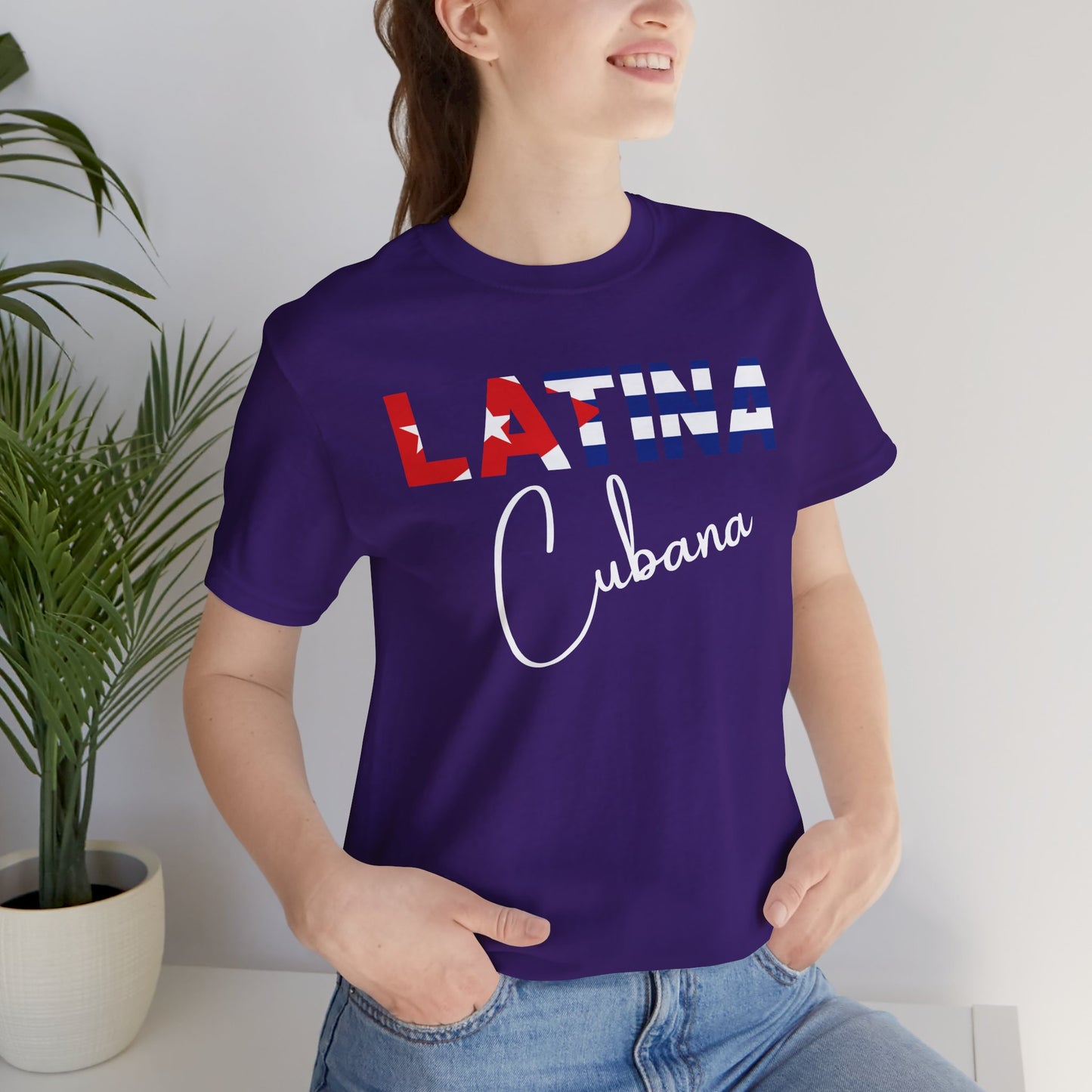 Latina Cubana Shirt | Cuba Latina Pride Graphic Tee for Women