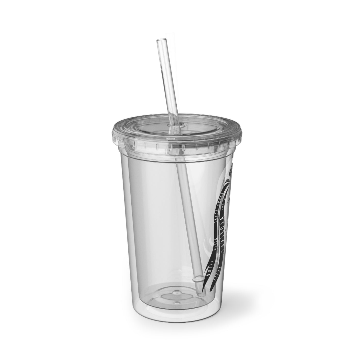 Fuerza Latina Acrylic Cup | Latina Empowerment Pride Tumbler