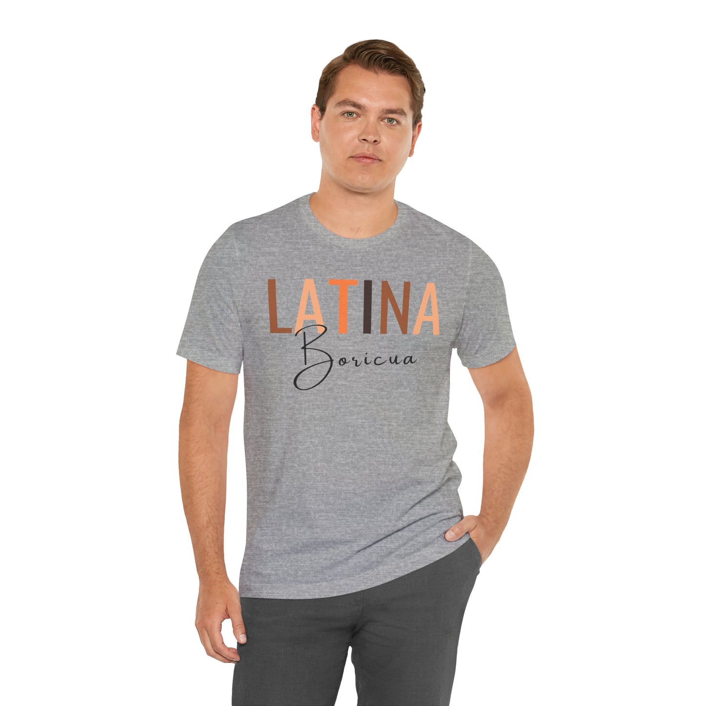 Latina Boricua, Shirt with Black Font