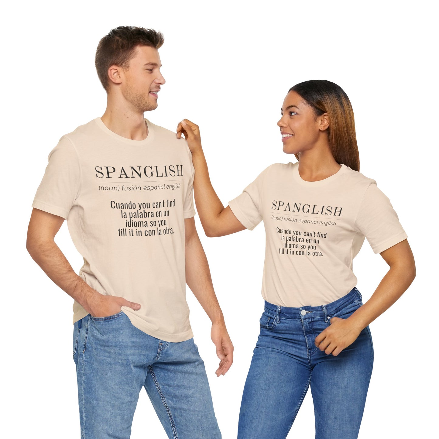 Spanglish Definition Shirt | Bilingual Pride Graphic Tee