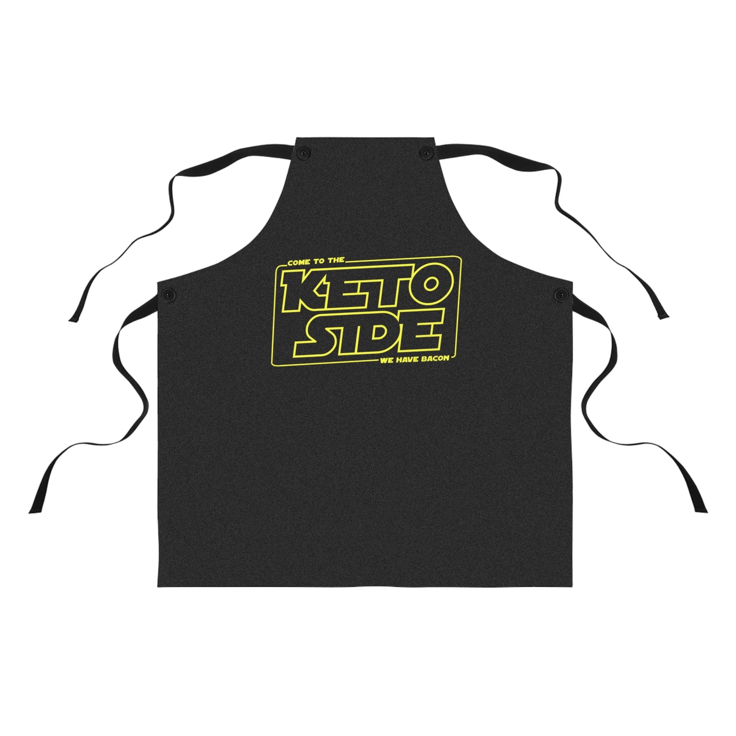 Keto Side Apron, Fun Kitchen Gift, Bacon Lover's Apron, Cooking Apron, Star Wars Inspired Kitchenware, Unique Culinary Accessory